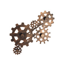 Industrial Styles Gear Wall Mounted Metal Coat Hook For Home