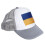 Baseballkappe mit ukrainischem Flaggenmotiv, Polyester, Unisex 4