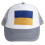 Baseballkappe mit ukrainischem Flaggenmotiv, Polyester, Unisex 5