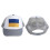 Baseballkappe mit ukrainischem Flaggenmotiv, Polyester, Unisex 8