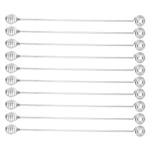 Cuillère à mélanger en acier inoxydable, 10 pièces, conception-1