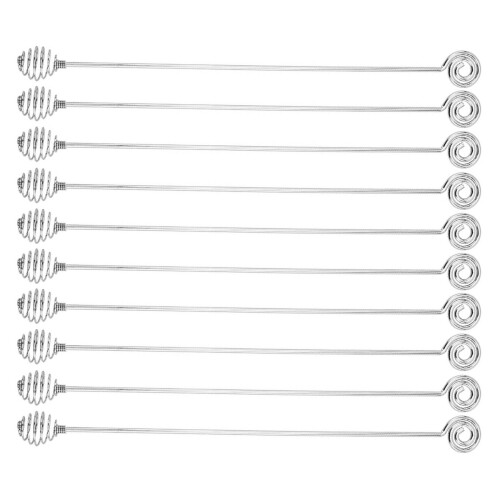 Cuillère à mélanger en acier inoxydable, 10 pièces, conception-1
