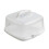 Plastic Food Storage Box For Cakes Cookie Snacks Portable-White 1