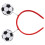 Plastic sportthema voetbal Plastic elastische-Stijl4 1
