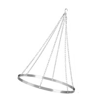 Stainless Steel Ceiling Drapes Hanging Set For Event-30cm