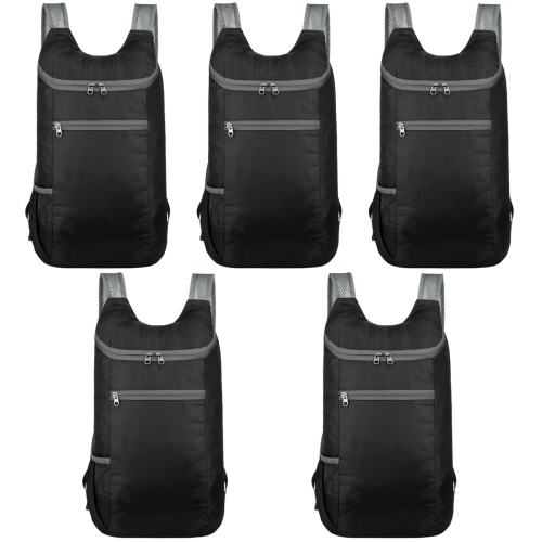 5Pièces À Noir Pliable Multifonction Pour Randonnée 1