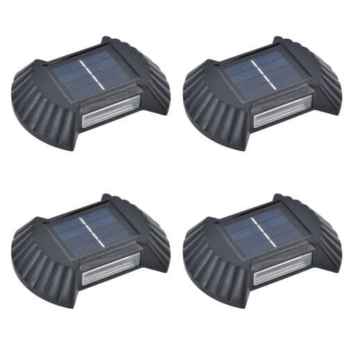 Lampă solară de perete, LED impermeabil, 8 bile, pachet de 4 2