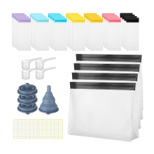 Sachets en plastique portables 42 pièces, pour le contrôle des