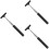 3 Pieces Car Side Mirror Squeegee Glass Wiper Window With Handle 5
