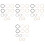 8Sets Neusringen Legering, Langdurig Draagbare Neusdecoraties Assorti 2