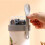 Double Layer Salad Shaker Cup760ml + 230ml PP 4
