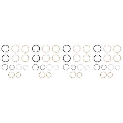 8Sets Neusringen Legering, Langdurig Draagbare Neusdecoraties Assorti 2