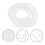 4Pièces Bande Pare-Eau Porte Douche Flexible Silicone Transparent 8