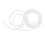 4Pièces Bande Pare-Eau Porte Douche Flexible Silicone Transparent 9