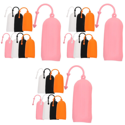 24Pcs Multi Silicone Travel Bottles Covers Leak-Proof Elastic Sleeves 1