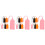 24Pcs Multi Silicone Travel Bottles Covers Leak-Proof Elastic Sleeves 3