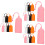 24Pcs Multi Silicone Travel Bottles Covers Leak-Proof Elastic Sleeves 5