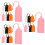 24Pcs Multi Silicone Travel Bottles Covers Leak-Proof Elastic Sleeves 6
