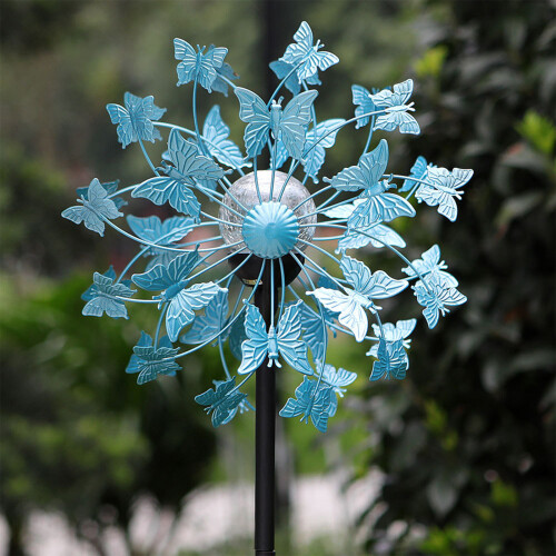 Solar-Windspiel, Metall, 30 x 186 cm 1