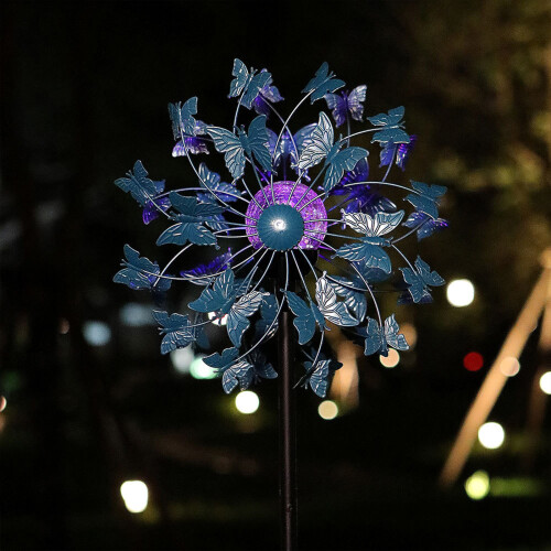 Solar-Windspiel, Metall, 30 x 186 cm 2