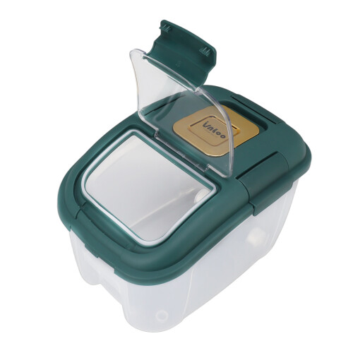 Rice Storage Box with Clear Lid and Airtight Seal 1