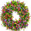 Artificial Spring Wreath with Buttercups & Eucalyptus 6