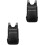 2Pcs Waterproof Black Backpack Foldable Lightweight Outdoor Travel Bag 2