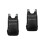 2Pcs Waterproof Black Backpack Foldable Lightweight Outdoor Travel Bag 3