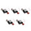 5Pcs Retro Cuckoo Clock Movement Replacement DIY Black Plastic Parts 7