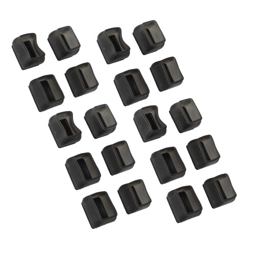 Silikonbenskydd för stolar, rektangulära, 20-pack 2