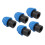 PE Water Pipe Quick Connector Coupling Kit25mm x G1/2 5 6