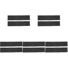 10Pcs Multi-Function Black Wheelchair Leg Rest Straps Foot Support