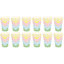 48Pcs Practical Colorful Paper Cups for Party and Beverage Drinking