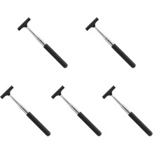 5St Auto Cleaner Tool Ruitenwisser Rubber En Spons Zwart
