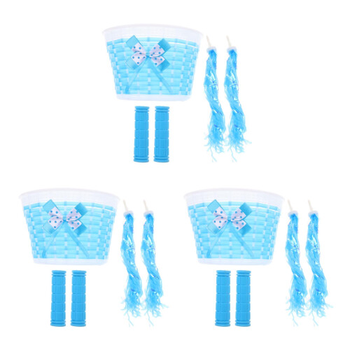 3Ensembles Panier Avec Accessoires Glands Pour Enfants