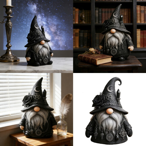 Mini statues de Gnomes en résine, Sculptures-1 pièces 2