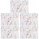 5Pcs Infant Blankets Assorted Colors Soft Cartoon Throw Blankets 5