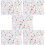 5Pcs Infant Blankets Assorted Colors Soft Cartoon Throw Blankets 7