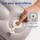 Useful Deflatable Rest Support For Workers-Milky white A 4