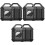 6St Elastische Zwarte Tracker , Geschikt Voor Hondenhalsband 2