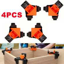 4PCS Right Angle Corner Clamp Woodworking Clip Set