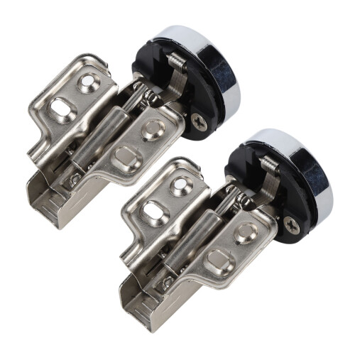 Stainless Steel Cabinet Hinge with Damping, 35mm Cup, 2-Pack 1