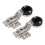 Stainless Steel201Glass Door Hinge35mm2-Pack 8