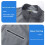 High Performances Cooling Shirt With USB Operated-Light gray L 6