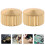 200Pcs Golden Clock Movement Fixing Nuts Kit for Wall Clock Repair DIY 8