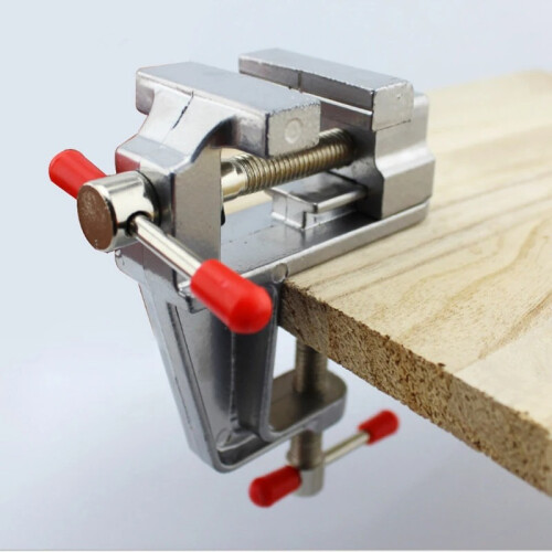 Mini Bench Vise 3.5" Aluminum Hobby Clamp Tool