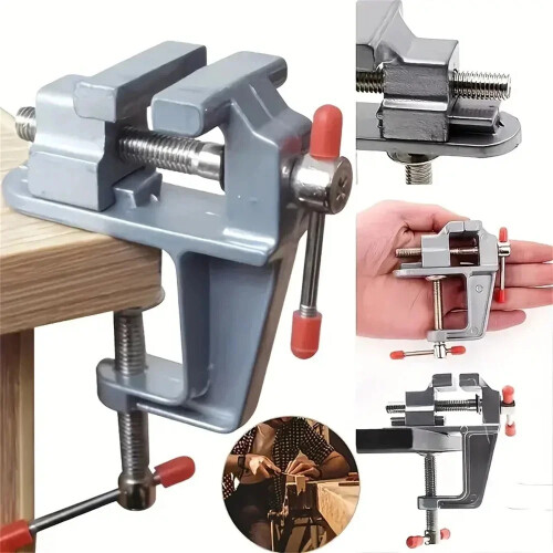 Mini Bench Vise 3.5" Aluminum Hobby Clamp Tool 2