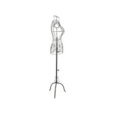 (black) Adjust Female Mannequin Stand Designer Pattern Metal Model Tailor Display UK