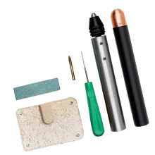 6PCS Stone Carving Tool Heavy Duty Copper Stainless Steel Stone