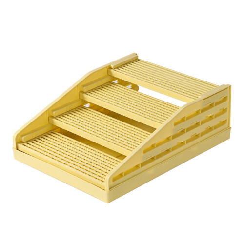 4 Layer Absorbent Litter Tray Base Easy to Clean Litter-Yellow